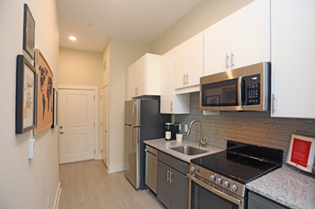 Stainless Steel Appliances at Link Apartments Innovation Quarter, 27101